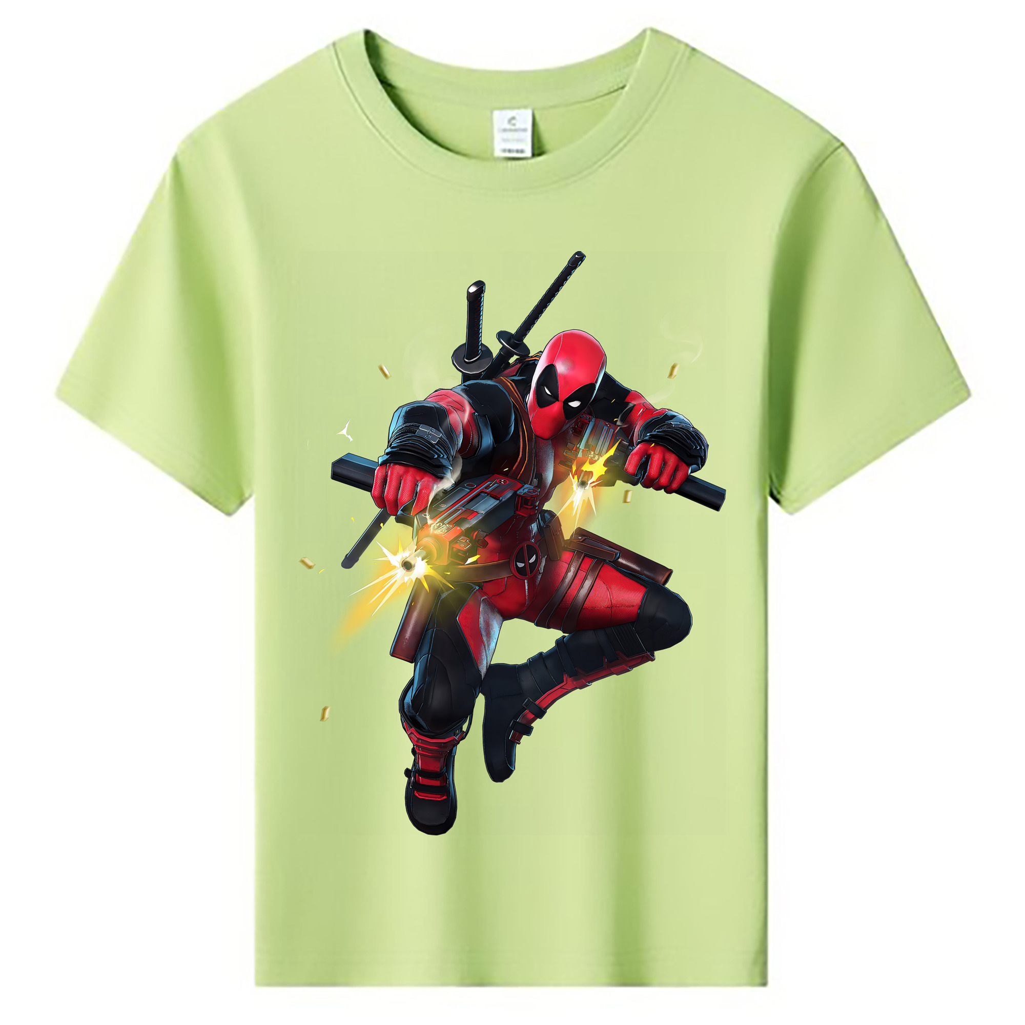 （画像用） Deadpool デッドプール 綿100％キッズTシャツ（フロントプリント）